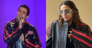 جانا عمرو دياب ترتدي "جاكت" ارتداه والدها قبل 17عامًا