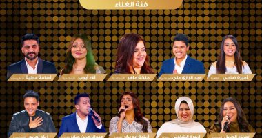 قائمة المتأهلين لنصف النهائيات فئة الغناء فى برنامج الدوم