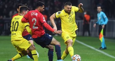 تشيلسي يتعادل مع ليل 1 - 1 بالشوط الأول فى دورى أبطال أوروبا.. فيديو