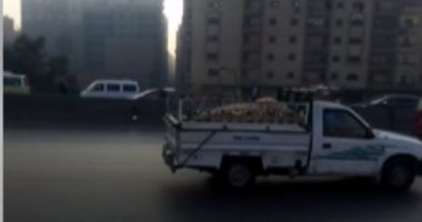 بث مباشر.. شاهد حركة السيارات أعلى الدائرى وسط تقلبات الطقس