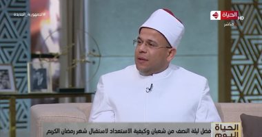 الشيخ أسامة قابيل: علينا استغلال ليلة النصف من شعبان بالتقرب لله عز وجل