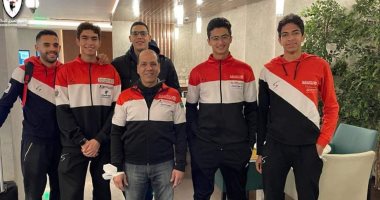 منتخب سلاح السيف يغادر القاهرة للمشاركة فى كأس العالم  بالمجر
