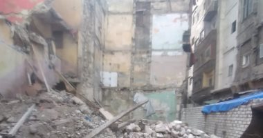 حى وسط الإسكندرية: عقار العطارين المنهار صادر له قرار هدم كلي لم ينفذ