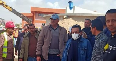 وزير الإسكان يتابع مشروع توسعة محطة معالجة الصرف الرئيسية بالنوبارية الجديدة