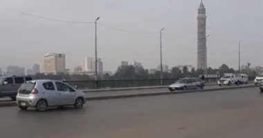 بث مباشر.. سيولة فى حركة المرور أعلى كوبرى أكتوبر وطقس دافئ بالقاهرة