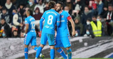 أتلتيكو مدريد يفوز على رايو فاليكانو فى الدوري الإسباني.. فيديو