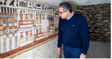  موقع أجنبى يسلط الضوء على الـ 5 مقابر المكتشفة فى سقارة حديثا 