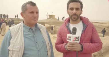 مدير آثار سقارة يكشف لليوم السابع تفاصيل الاكتشافات الأثرية الجديدة (فيديو) 