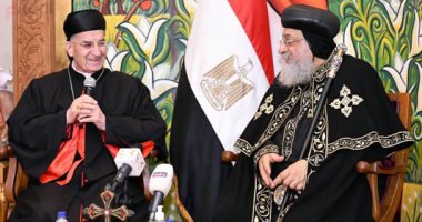 البابا تواضروس الثانى يستقبل البطريرك المارونى بالمقر الباباوى.. صور