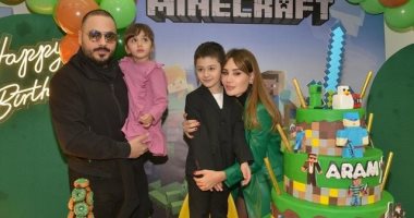 رامى عياش وزوجته يحتفلان بعيد ميلاد ابنهما (صور)