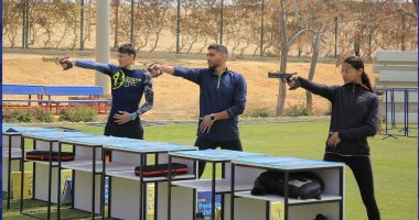 منتخب مصر للخماسي الحديث يستعد لمنافسات كأس العالم بالقاهرة.. صور 