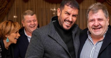 شاهد .. زوج أصالة الأول مع زوجها الحالى فى عقد قران ابنتها