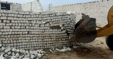 إزالة 1040 حالة تعدٍ ضمن المرحلة الثالثة من الموجة الـ19 فى بنى سويف