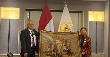 رئيس النواب يستعرض جهود مصر فى نشر الإسلام الوسطى أثناء لقاء نظيرته الإندونيسية 