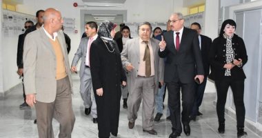 رئيس جامعة قناة السويس يتفقد معهد الدراسات الأفروآسيوية بعد تجديده