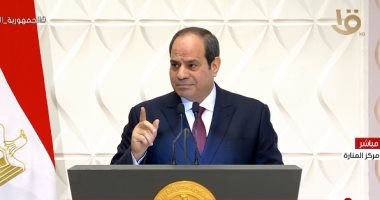 الرئيس السيسي: "أنا واحد من المجتمع بسمع وأشوف الست بتعمل إيه"