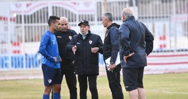 جلسة مطولة بين فيريرا ولاعبى الزمالك استعدادا لمواجهة الإسماعيلي فى كأس مصر