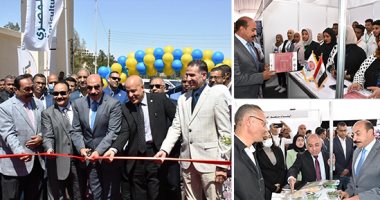 لتشجيع أصحاب المشروعات الصغيرة والمتوسطة..أسوان تفتتح فعاليات الملتقى الصناعى الأول.. 32 عارضا و3 آلاف زائر يشاركون فى الحدث.. المحافظ: يخدم مشروعات شباب الخريجين ويوفر المعدات لإقامة المصانع.. صور 