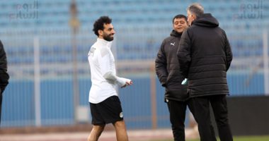 محمد صلاح يشارك في تدريبات المنتخب اليوم استعدادا لمواجهة غينيا