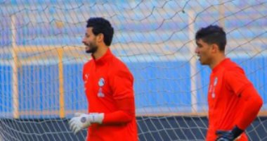 حراس مرمى المنتخب جاهزون.. محمد صبحى ينشر صورة من التدريبات مع الشناوى