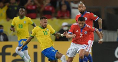 البرازيل يضرب تشيلى بهدفى نيمار وفينسيوس فى الشوط الأول.. فيديو