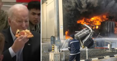 العالم هذا المساء.. روسيا تعلن تحقيق الأهداف الأوليّة للحرب على أوكرانيا.. حريق بمحطة تابعة لأرامكو في جدة وتضرر شبكة توزيع كهرباء بصامطة نتيجة لقصف حوثي.. "بايدن" يلتقي بالقوات الأمريكية في بولندا