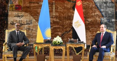 قمة مصرية رواندية بالقاهرة.. الرئيس السيسي يشدد على ضرورة التوصل لاتفاق ملزم حول ملء وتشغيل سد النهضة.. و"كاجامى" يشيد بالمواقف المصرية الهادفة إلى تحقيق الاستقرار بمنطقة البحيرات العظمى وشرق أفريقيا وحوض النيل