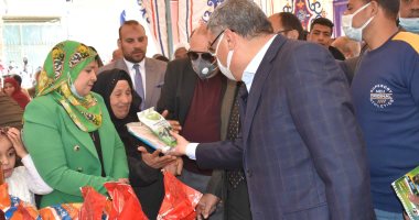 محافظ المنيا يفتتح معرض أهلا رمضان بمطاى لتوفير السلع الأساسية بتخفيضات 30%