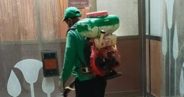 تطهير مبنى وزارة الرى والتشديد على إجراءات النظافة والتعقيم