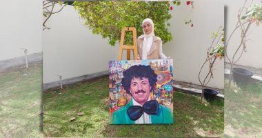 "عالية" رسمت لوحة لأجمل ذكريات رمضان زمان بطلها سمير غانم: بيفكرنى بوالدى
