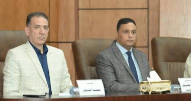 محافظ الدقهلية يبحث توافر الأراضى لإقامة مشروعات خدمية عليها ضمن حياة كريمة
