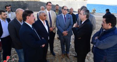 وفد لجنة النقل بمجلس النواب يتفقد ميناء أبو طرطور.. وإشادة بخطة التطوير