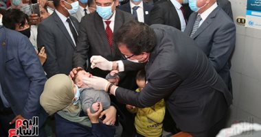 الصحة تعلن إطلاق الحملة القومية للتطعيم ضد شلل الأطفال حتى 30 مارس الجارى