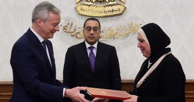 رئيس الوزراء يشهد مراسم التوقيع على إعلان نوايا مشترك للتعاون بين مصر وفرنسا