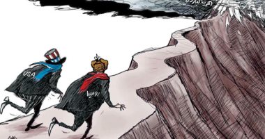 كاريكاتير اليوم.. روسيا وأمريكا يتجهان للحرب الباردة 