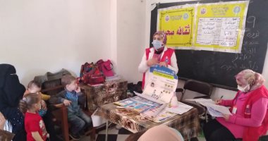 إجراء الكشف الطبي على 1471 مترددا بقافلة حياة كريمة بقرية فى بيلا بكفر الشيخ
