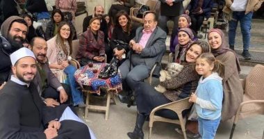 نيللى كريم من كواليس "فاتن أمل حربى": بحبكم كلكم