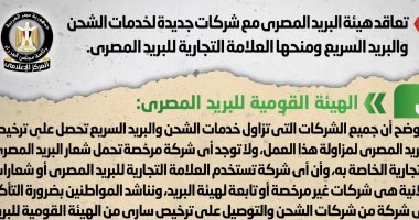 الحكومة تنفى تعاقد هيئة البريد مع شركات شحن جديدة ومنحها العلامة التجارية