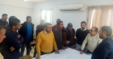 في أول يوم عمل له ..رئيس جهاز النوبارية يتفقد المشروعات ويوجه بسرعة التنفيذ