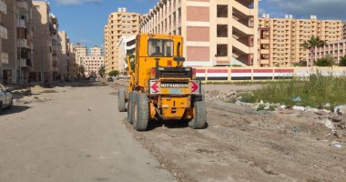 محافظ الإسكندرية : إدراج رصف 24 شارع بحى المنتزه ثان بخطى العام الجارى