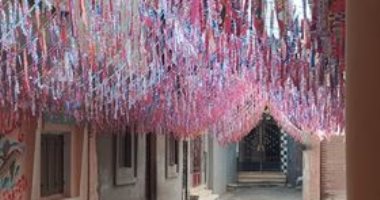 رمضان جانا.. "محمود" يشارك بصور زينة الشهر الكريم من قرية أتميده بالدقهلية