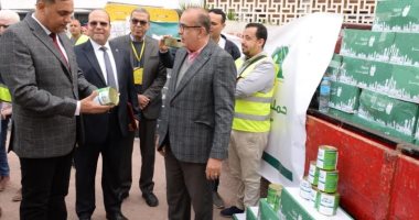 محافظ الدقهلية يدشن مبادرة "لحد الباب" لتوزيع 500 ألف كرتونة رمضانية