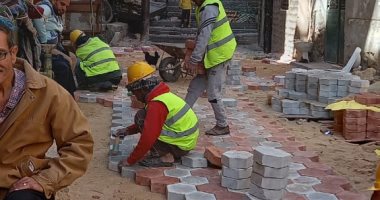 حياة كريمة.. انتهاء تطوير حارة البستان وتركيب الإنترلوك بحى غرب أسيوط.. صور