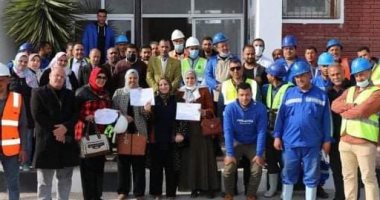 محطة معالجة الصرف بالمخامرة بالشرقية تجتاز اختبارات تجديد شهادة الإدارة الفنية المستدامة