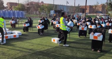 تضامن الغربية: توزيع كراتين رمضان لغير القادرين داخل 35 قرية