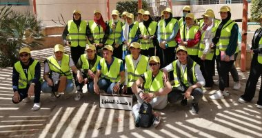وحدة التطوع بجامعة حلوان تشارك فى حملة حياة كريمة