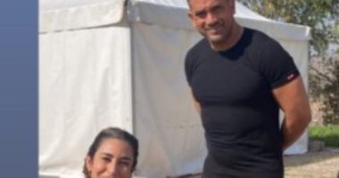 شاهد أمير كرارة وأمينة خليل فى كواليس "العائدون".. صور