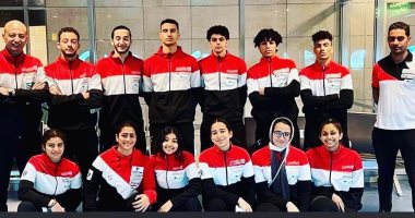 الفوج الثالث لبعثة السلاح يغادر القاهرة للمشاركة فى بطولة العالم بدبى