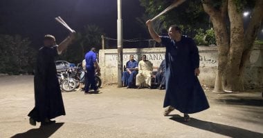 عيش سهرات شباب الأقصر فى ليالى رمضان بالتحطيب ومهارات العصا الصعيدى.. بث مباشر