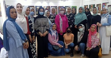 "بوجى وطمطم وبكار".. طالبات تربية نوعية بكفر الشيخ يحتفلن برمضان بمعرض أشغال يدوية